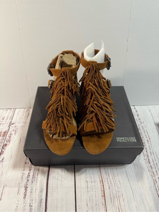 Kenneth Cole Reaction Shoes - New in Box Kenneth Cole Reaction Audra Women's Brown Suede Fringe Sandals